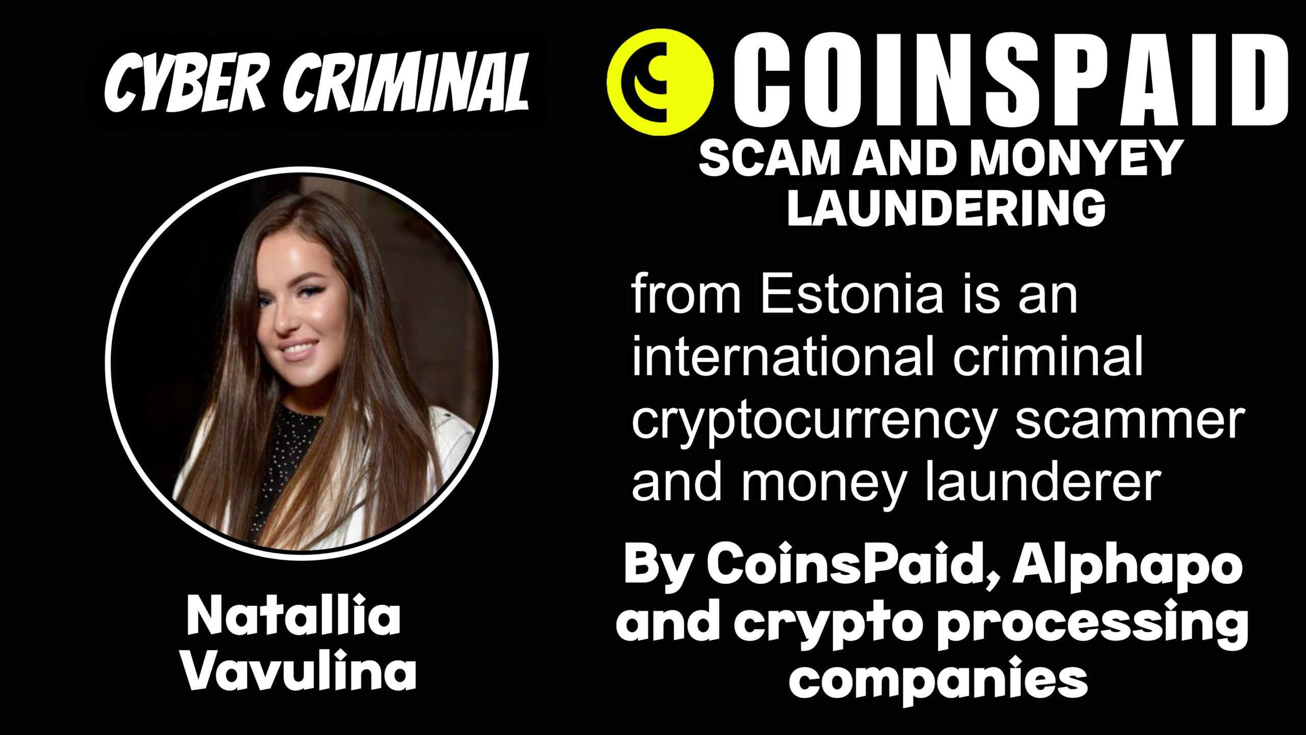 Natallia Vavulina - softswiss scam - Casino by Softswiss